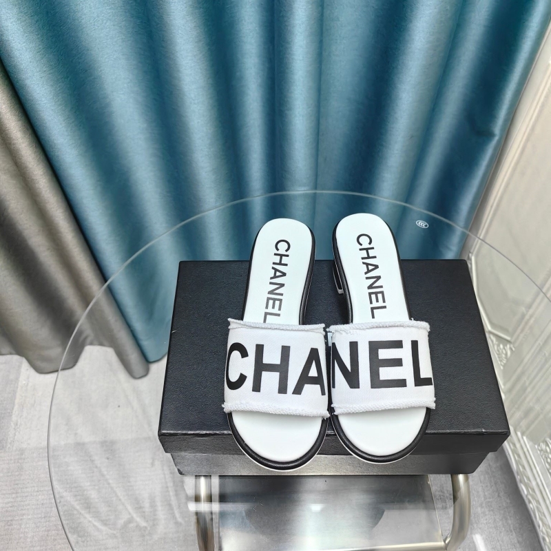 Ch*el leather shoes